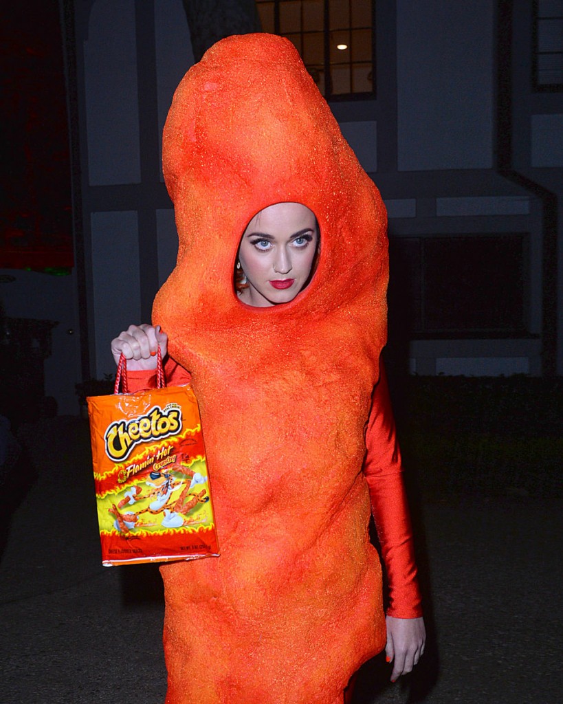 Katy Perry patatina al formaggio per halloween 2014