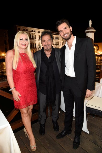 Monika Bacardi, Al Pacino e Andrea Iervolino 