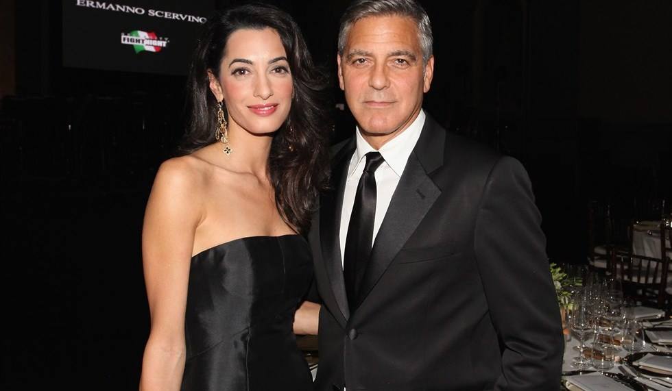 Amal Alamuddin non è incinta, arriva la smentita di George Clooney