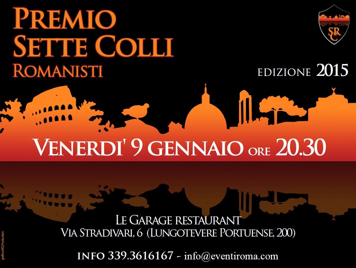 Grande attesa per la nuova edizione del Premio Sette Colli Romanisti