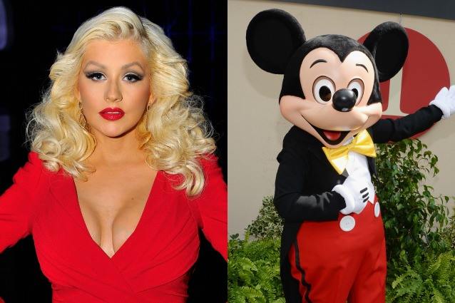 Disneyland, Christina Aguilera e la lite con Topolino