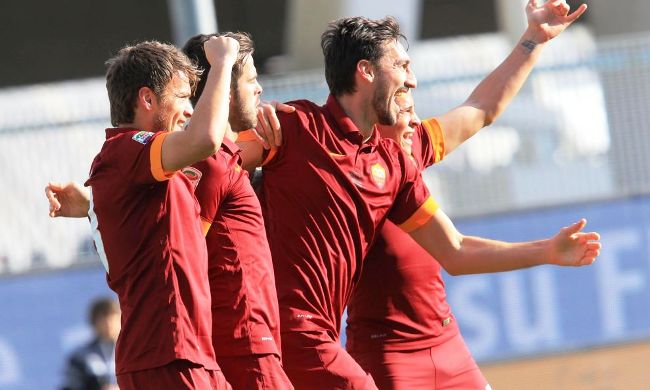 La Roma batte l'Udinese, contestato il gol di Davide Astori