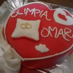 San Valentino Olimpia e Omar, una romantica tortina per un giorno speciale