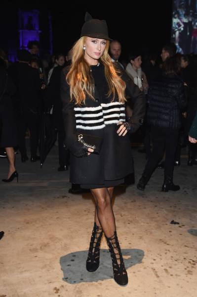 Paris Hilton alla Milano fashion week 2015 