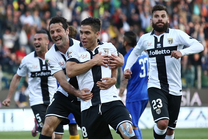 Serie A 30esima giornata: il Parma batte la Juventus, gol di Mauri