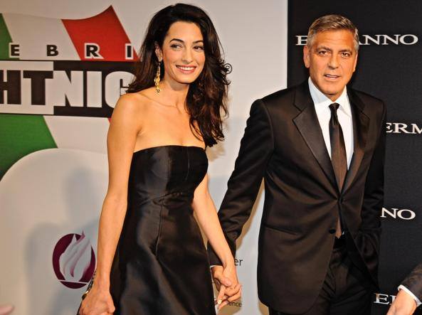 George Clooney e Amal Alamuddin sposati felicemente