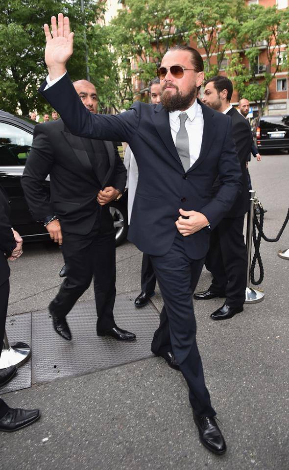 Leonardo di Caprio all'Amfar 2015 a Cannes