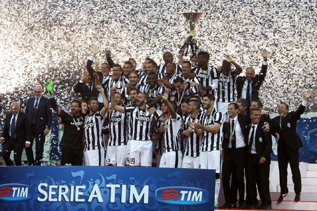 Premiazione scudetto: La Juventus è Campione d'Italia 2014/2015