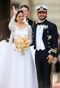 Carlo Filippo di Svezia e Sofia Hellqvist sposi