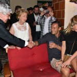Ilary Blasi e Francesco Totti con Gherardo Guidi e la moglie Carla