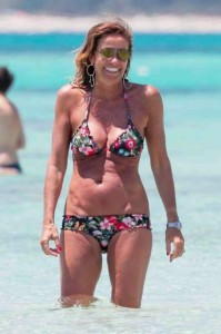 Cristina Parodi in bikini a Formentera estate 2015