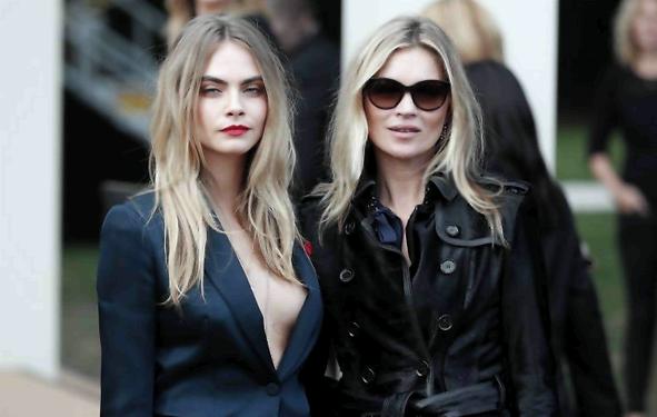 Kate Moss e Cara Delevingne per Mango: coppia di fatto sul set fotografico kate moss Cara Delevingne