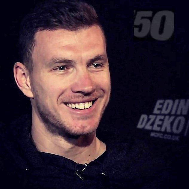 Edin Dzeko domani arriva a Roma Edin Dzeko