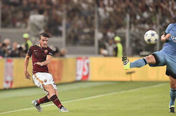 Alessandro Florenzi gol spettacolare partita Roma-Barcellona