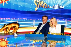 Christian De Sica e Michelle Hunziker dal 28 settembre alla conduzione di Striscia la notizia