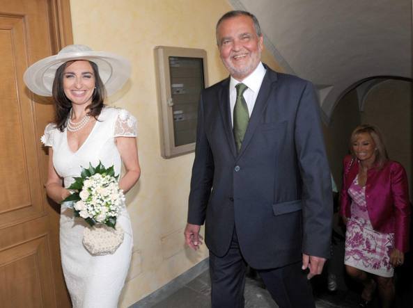 Roberto Calderoli e Gianna Gancia si sono sposati: matrimonio foto