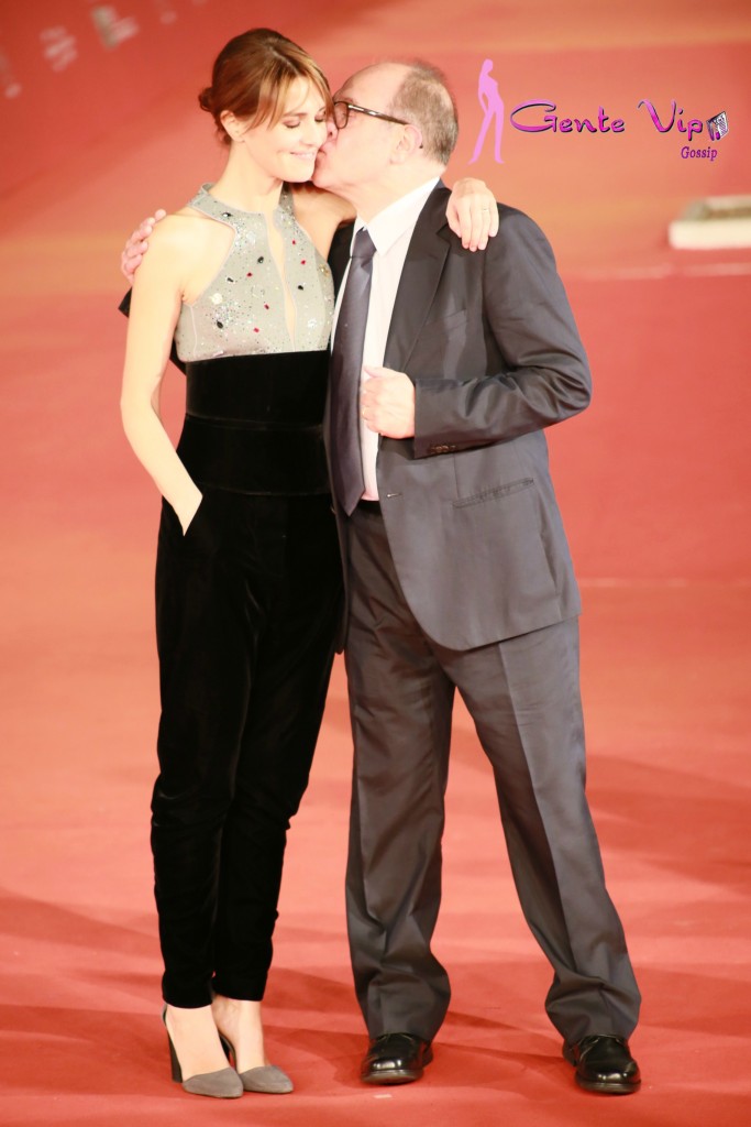 Paola Cortellesi e Carlo Verdone sul red carpet del Festival del Cinema di Roma