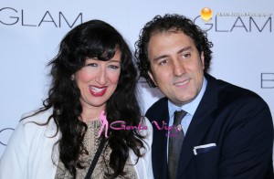 Emanuela Aureli e Sergio Folco al party B-Glam