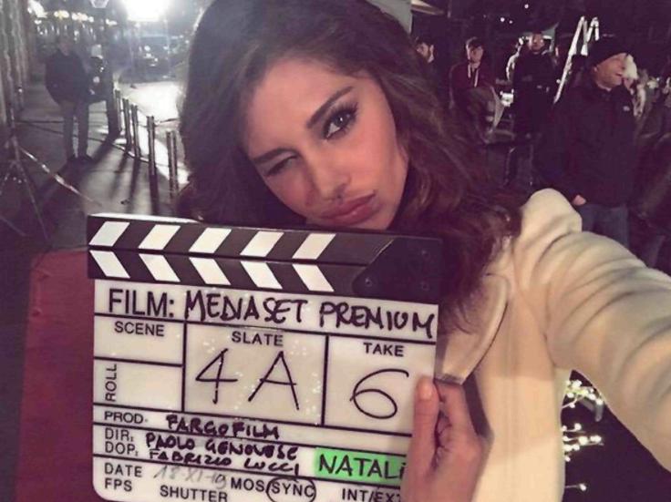 Belen Rodriguez testimonial per Mediaset Premium Belen Rodriguez testimonial per Mediaset Premium
