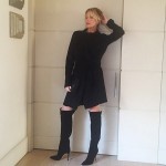 Alessia Marcuzzi la pinella outfit per Capodanno foto1