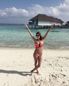 Melissa Satta Natale 2015 alle Maldive: le foto