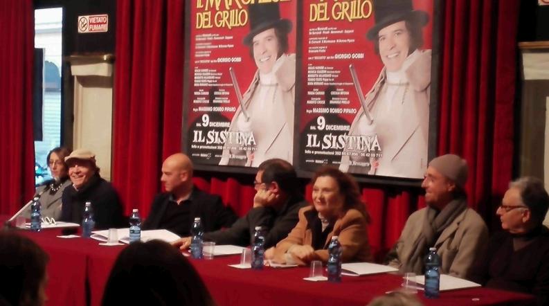 Enrico Montesano nel musical Il Marchese del Grillo al Teatro Sistina