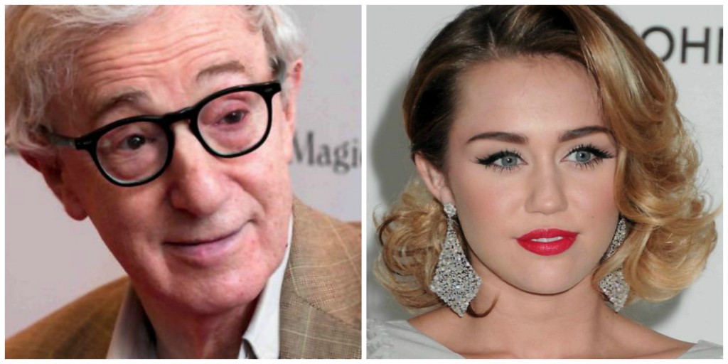 Miley Cirus e Woody Allen