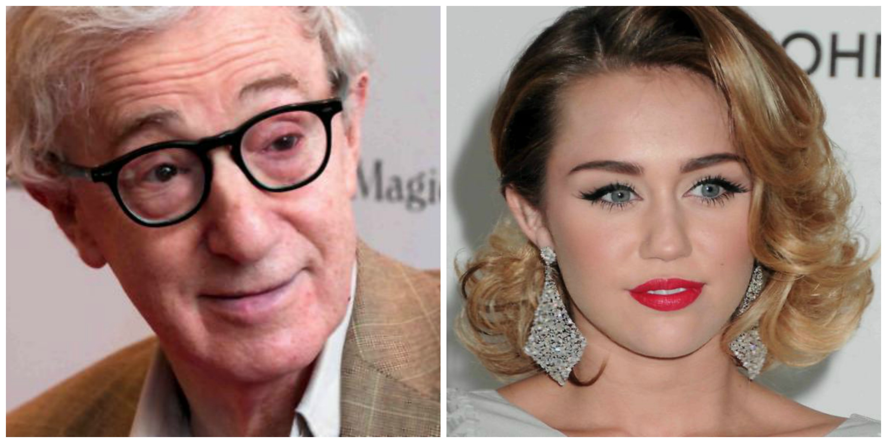 Miley Cirus e Woody Allen insieme? Ebbene sì, un’insolita coppia Miley Cirus e Woody Allen