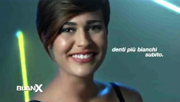 Miss Italia Alice Sabatini testimonial del dentifricio BlanX Alice Sabatini
