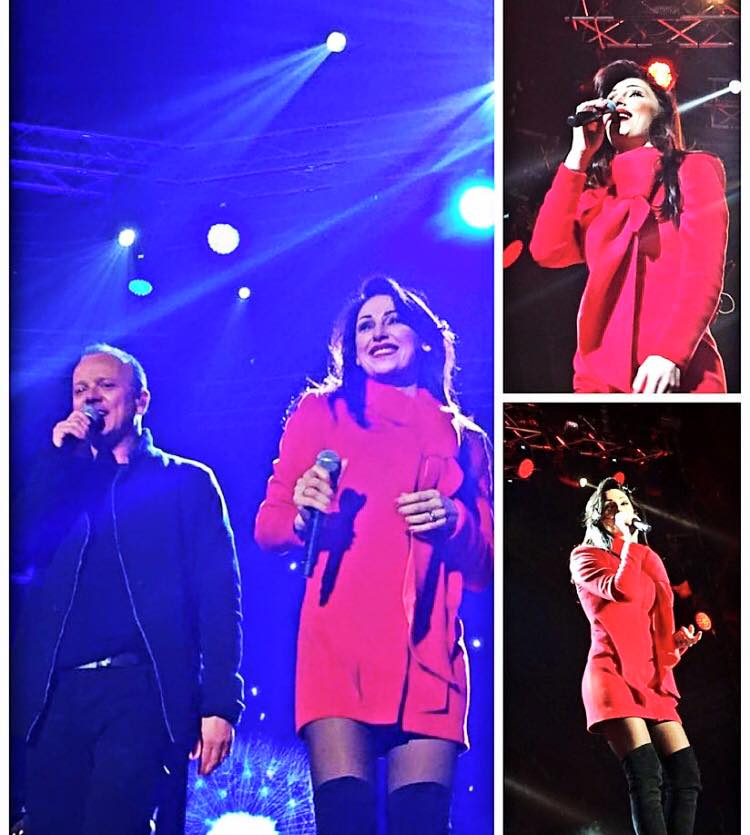 Anna Tatangelo al Concerto di Gigi D’Alessio accende il Capodanno di Canale 5
