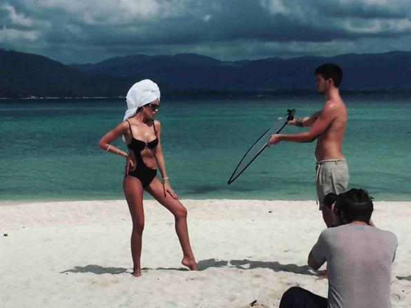 Alex Belli e Katarina Raniakova in Thailandia news, gossip,