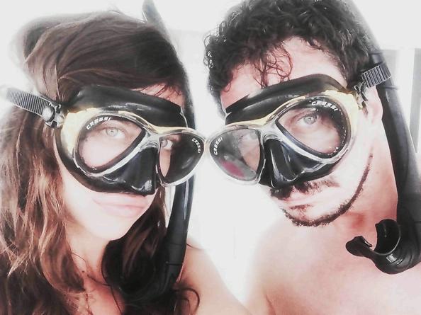 Ludovica Frasca e Luca Bizzarri vacanze alle Maldive: le foto