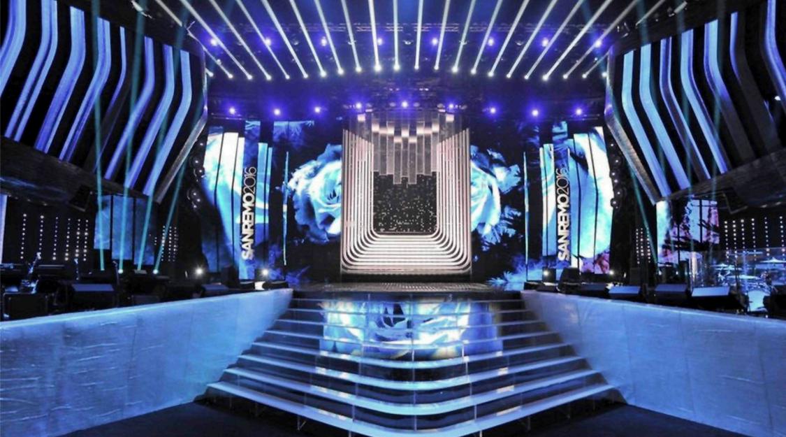 Presentata la scenografia vintage del palco per il Festival di Sanremo 2016 sanremo 2016