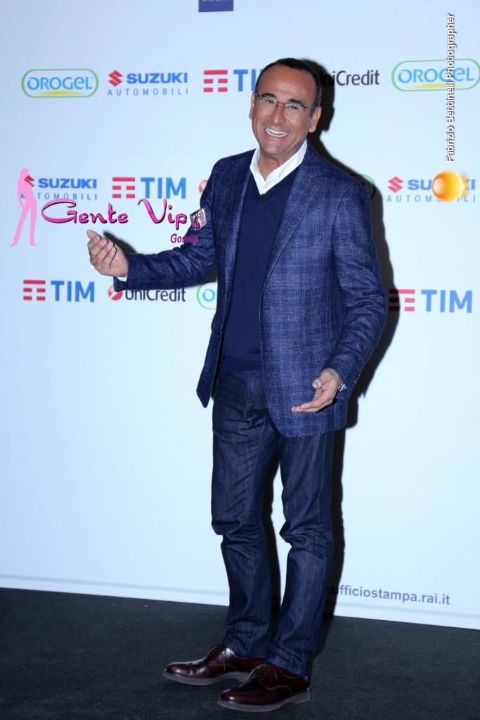 Carlo Conti conferenza stampa di apertura Festival di Sanremo 2016