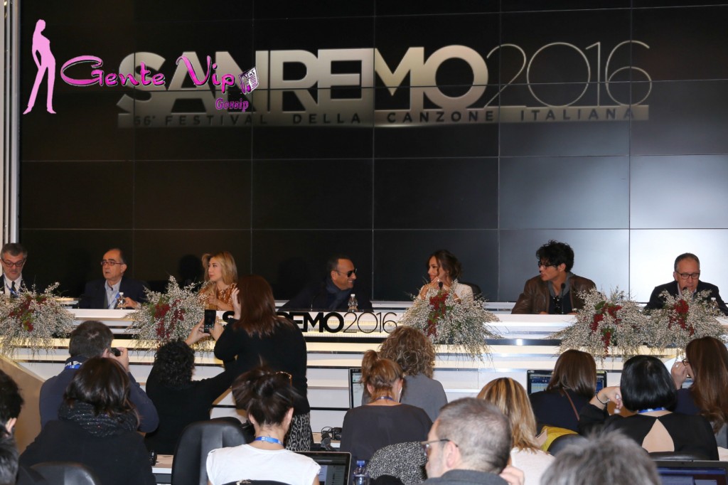 Sanremo conferenza stampa