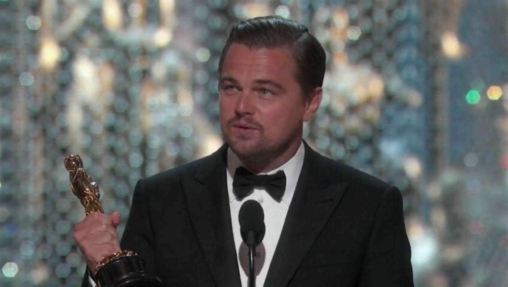 Leonardo Di Caprio Oscar 2016