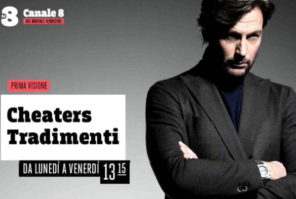 Roberto Farnesi conduttore di “Cheaters – Tradimenti” su Tv8 Roberto Farnesi Cheaters – Tradimenti