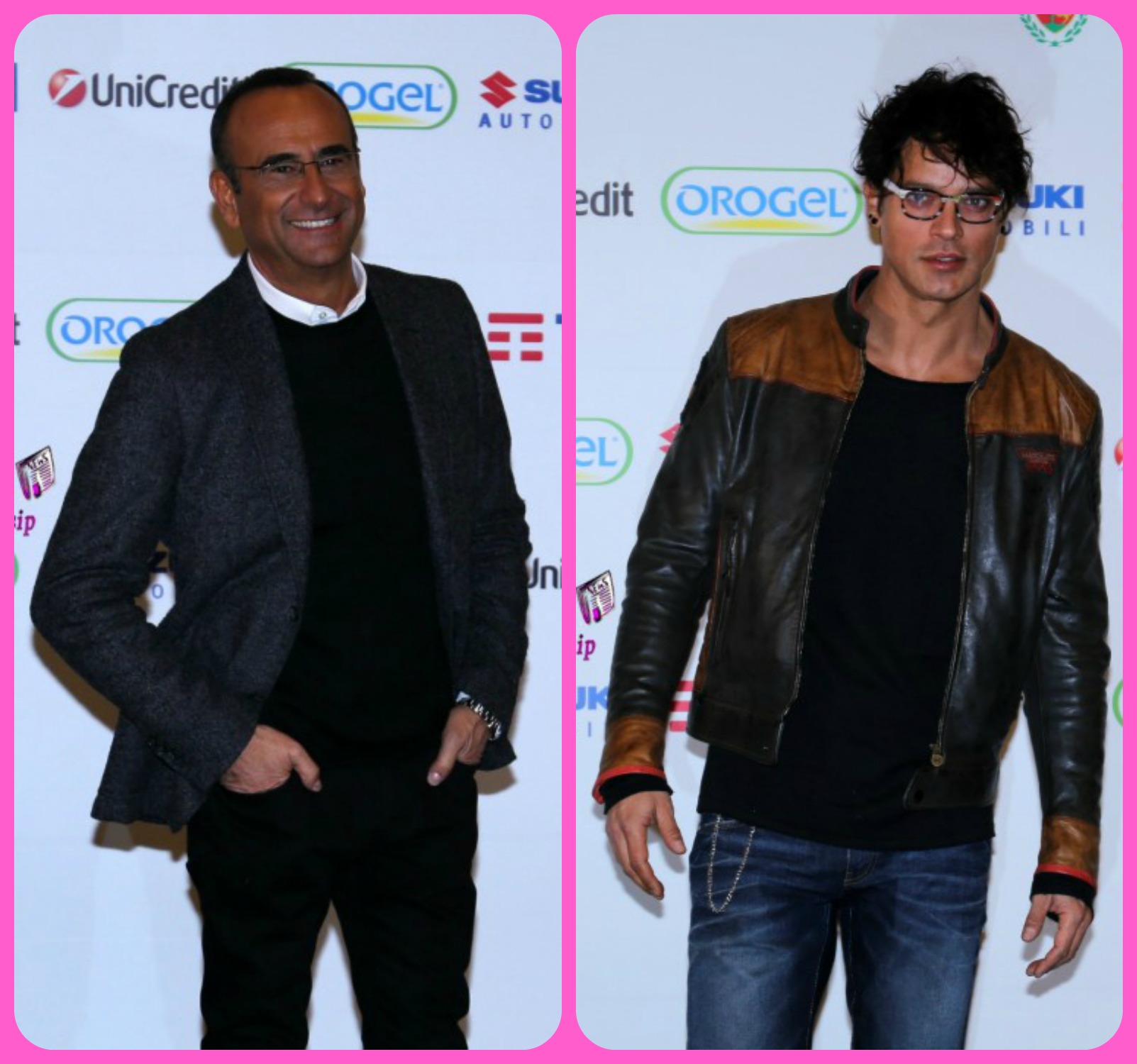 Sanremo, Carlo Conti e Gabriel Garko in sala stampa, anticipazioni terza serata Carlo Conti e Gabriel Garko conferenza stampa Sanremo 11 febbraio 2016