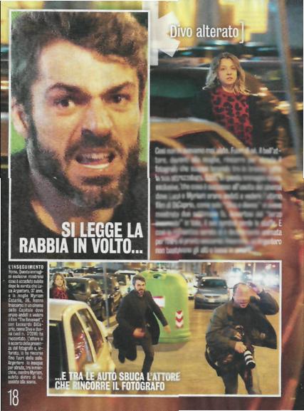 Luca Argentero litiga con un fotografo all’uscita dal cinema luca argentero gossipnews