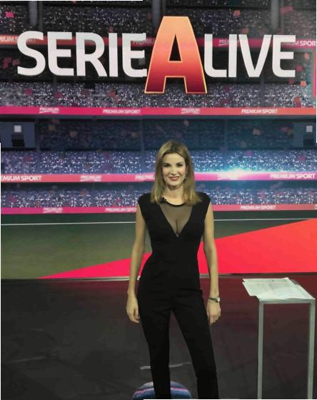 Mikaela Calcagno accende con il suo look a Premium Arena mikaela calcagno