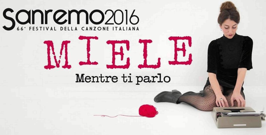 A Sanremo 2016, Miele con il brano “Mentre ti parlo” news, sanremo 2016, miele, mentre ti parlo