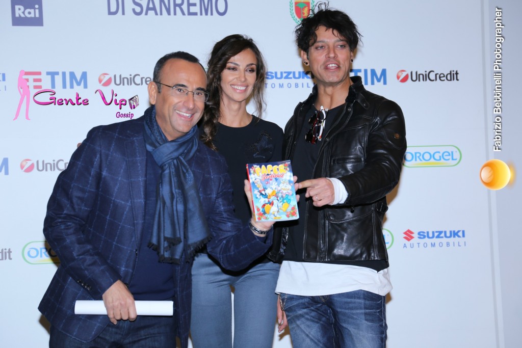 Sanremo 2016, conferenza stampa del 10 febbraio