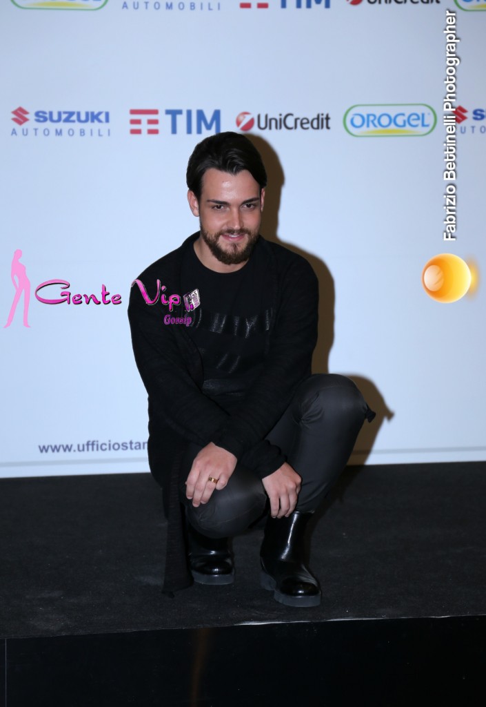 Valerio Scanu photocall conferenza stampa Sanremo 10 febbraio 2016