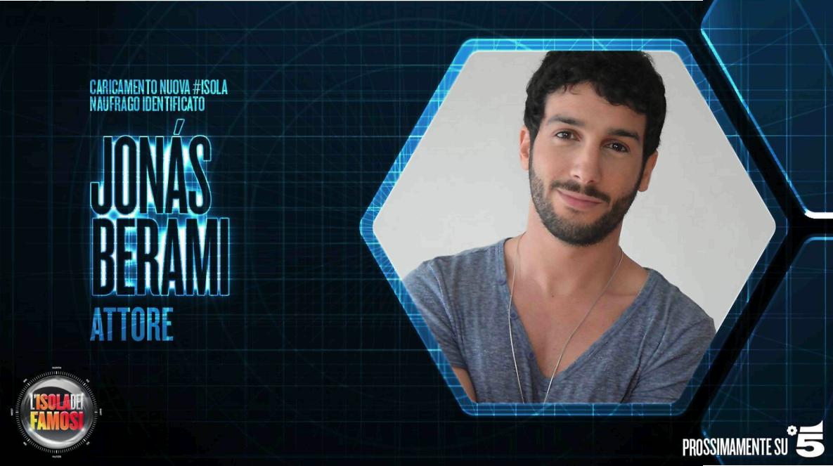 Jonas Berami ha un “Segreto” per L’Isola dei Famosi 2016 JONAS BERAMI ISOLA DEI FAMOSI 2016