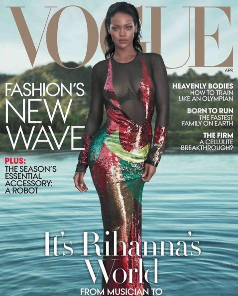 Rihanna Vogue gossip news