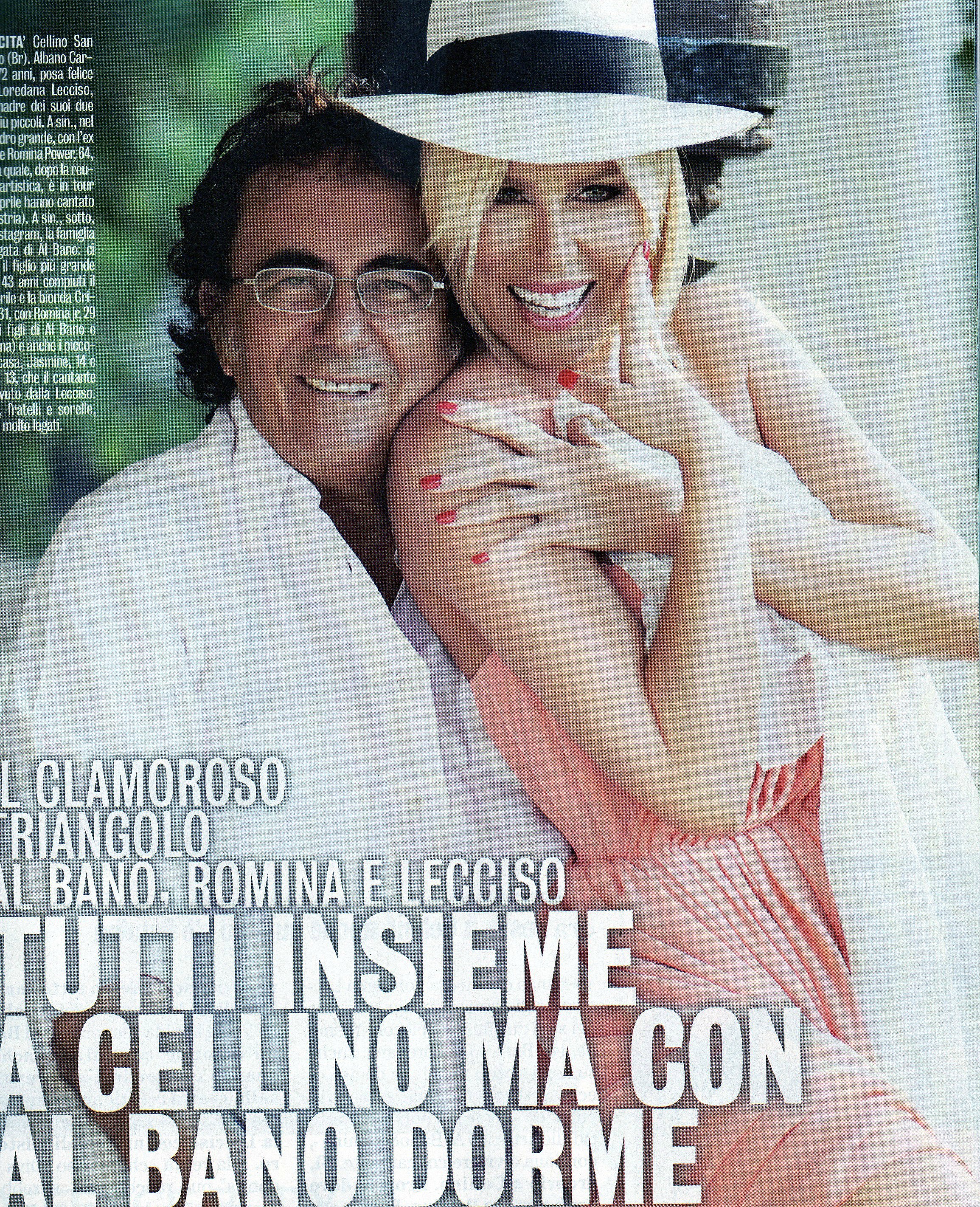 Gossip news – Triangolo a Cellino: Al Bano, Romina, e Loredana, ma a letto solo la Lecciso gossip news, al bano