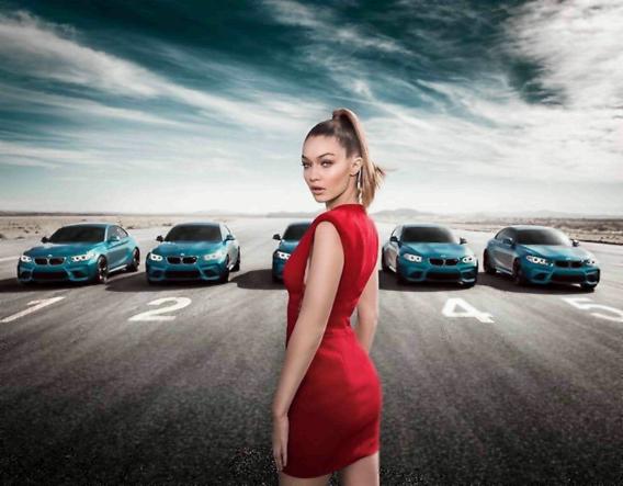 Gossip, Gigi Hadid testimonial per BMW M2 gigi hadid bmw 2, gossip