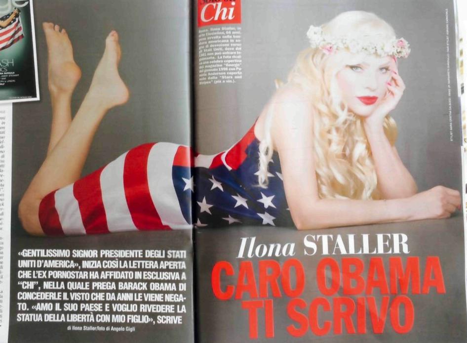 Gossip news, Ilona Staller si rivolge al Presidente degli Stati Uniti Barack Obama? ilona staller gossip