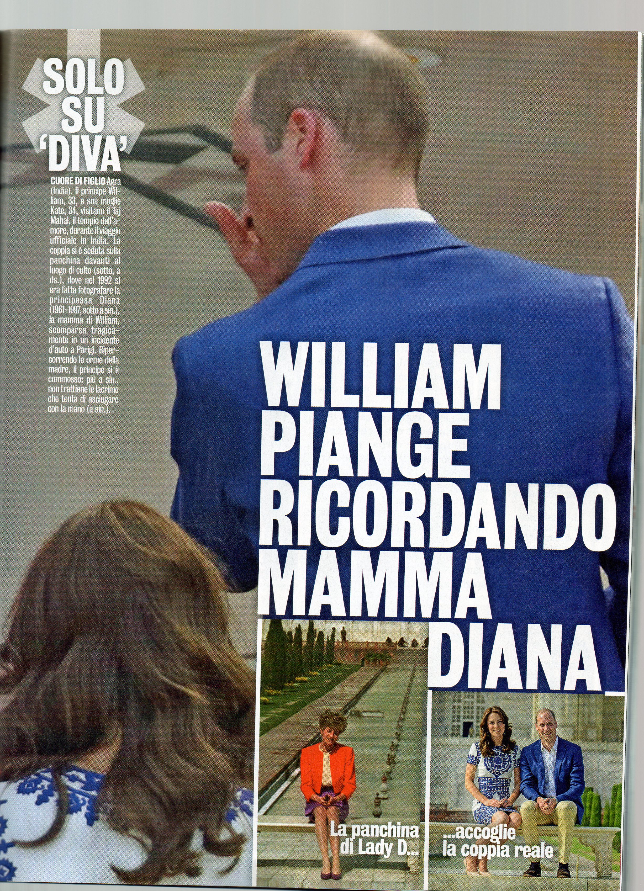 Il Principe William in lacrime, si commuove ricordando Lady D Wliiam,gossip,news,