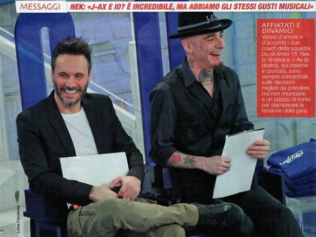 Nek parla della sua l’esperienza ad Amici 15: “Anch’io ho imparato qualcosa” nek amici 15